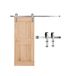 VEVOR kit de quincaillerie pour porte coulissante 5FT nickel brossé