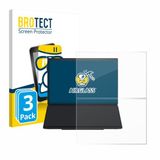 BROTECT Screenprotector 3 Stuks voor ASUS ZenBook Duo UX8407 Beschermglas transparant