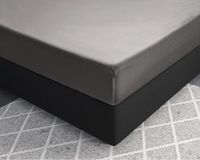Primaviera Deluxe Satijnen Hoeslaken Grijs 140 x 200 cm