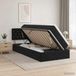 vidaXL Opbergbed met hoofdeinde, Zwart, 90 x 190 cm, Fluweel