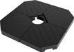 LifeGoods Dalles de parasol 50x50 cm - Set de 4 - Gris foncé
