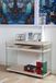 Homemania consoletafel, MDF, gehard glas, natuur, 100 x 39,5 x 75 cm