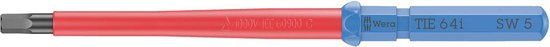 Wera Kraftform Kompakt VDE 64 i 5,0 x 157 mm TIE Elektronica Inbus Verwisselbare kling 5.0 mm