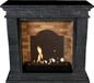 Xaralyn Kreta-Mini BME-SBP Bio-ethanol haard - Zwart gepolijst natuursteen - 3 kW verwarming