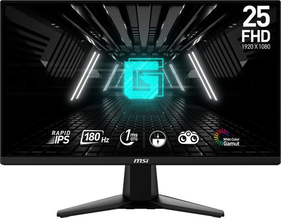 MSI G255F computer monitor 62,2 cm (24.5\") Full HD LCD Zwart