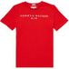 Tommy Hilfiger Essential Tee S/S Ks0ks00210, T-shirts met korte mouwen, Unisex - Kinderen en teners, Rood (diep karmozijnrood), 14 jaar
