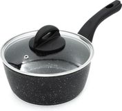 Blackmoor Steelpan 18 cm met Glazen Deksel - Keramische Anti-aanbaklaag - PFAS-vrij - Geschikt voor Inductie