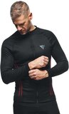 Dainese No-Wind Thermo Ls Black Red XS-S Men's Winter Base Layer