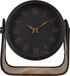 Clayre & Eef Horloge de table 22 cm Noir Marron Fer