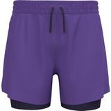 Odlo Zeroweight 5in 2in1 Heren Hardloopshorts - Paars, Maat S