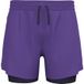 Odlo Zeroweight 5in 2in1 Heren Hardloopshorts - Paars, Maat S