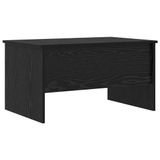vidaXL Salontafel Zwart Eiken 102 x 50,5 x 46,5 cm Bewerkt Hout