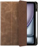 Rosso Elite Hoes Geschikt voor Apple iPad Air 11 (2024/2025/2026) - 2-in-1 Echt Leer Book Case et Back Cover - Magnetisch Uitneembaar Hoesje - Beschermhoes Bruin