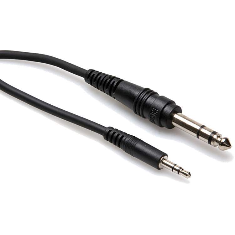 Hosa CMS-105 stereo audiokabel 3.5 mm jack - 6.35 mm jack 1.5 m