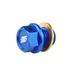SCAR Magnetische olieafvoerschroef compatibel met KTM SX SXF EXC EXC TPI EXCF 50 65 85 125 150 250 300 350 450 500 Husqvarna TC TE TEi TX FE FC FX FS GASGAS MC MCF EC ECF EX EXF 00-23 - Blau