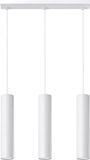 Sollux Lighting Hanglamp Lagos - 90x45x6cm - GU10 - Wit - Staal