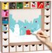 BRUBAKER Herbruikbare Adventskalender te Vullen met 24 Lades - DIY Kerstkalender om te Schilderen, Knutselen en Zelf te Ontwerpen - Blanco - 33 cm Hoog