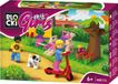 Blocki Mygirls Une Promenade Au Parc Set Avec Un Scooter, Figurines Et Une Aire De Jeux