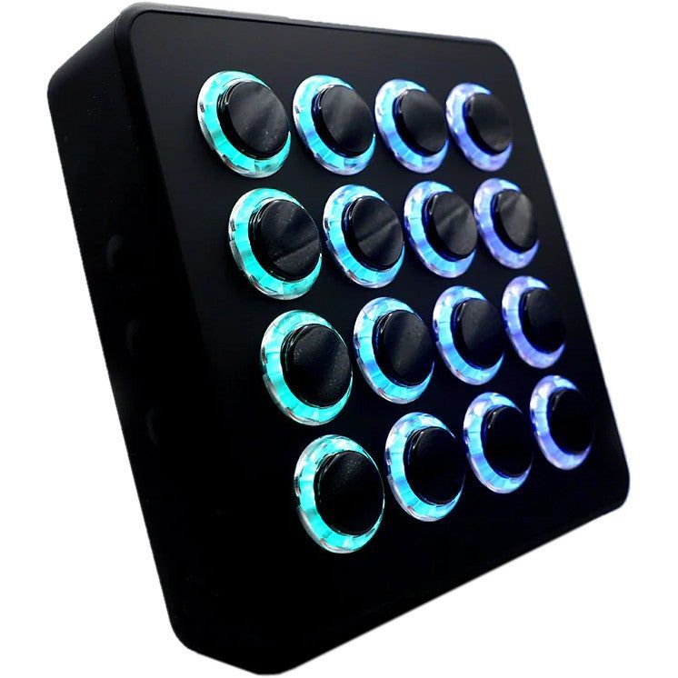Dj TechTools Midi Fighter Spectra Black button-controller