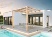 Pergola en bois adossée BURGOS 600 x 400 cm