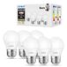 LVWIT 6,5 W E27 G45 golflampen, komt overeen met 60 W, gloeilampen, 2700 K, warmwit, 806 lm, niet dimbaar, 6 stuks