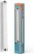 LEDVANCE ORBIS Tube LED spiegel-/wandlamp, chroom, glas met bubbeleffect, 12W, 1200lm, dimbaar, 3000/4000K verstelbaar via wandschakelaar, 60cm diameter, IP44