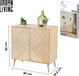 Urban Living "SHELBY" Dressoir met 2 deuren met push-pull systeem 80x40xH80 cm
