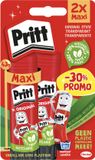 Pritt Lijmstift 2x43g Original - Lijmstick voor School en Kantoor - Papier & Karton - Voordeelpak Promo