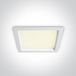 ONE Light UGR19 Office Range - spot encastré - 145 x 145 mm, 130 x 130 mm encastré - 15W LED inclus - IP44 - blanc