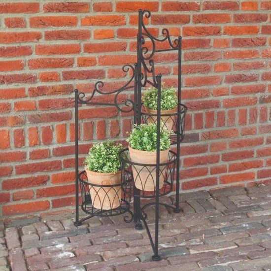 Esschert Design Plantenstandaard voor 3 potten - 97.8 cm