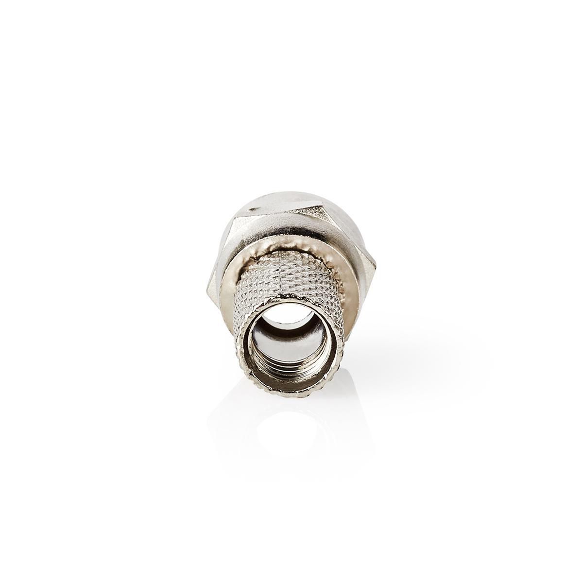 Nedis CSVC41901ME - Coaxconnector - Zilver