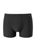 SCHIESSER Heren Short Zwart Gestreept