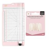 Vaessen Creative Papiersnijder met Rilfunctie 15 x 30,5 cm Roze