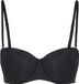 Hunkemöller Dames Lingerie Voorgevormde strapless beugel bh Jane - Zwart - maat D70