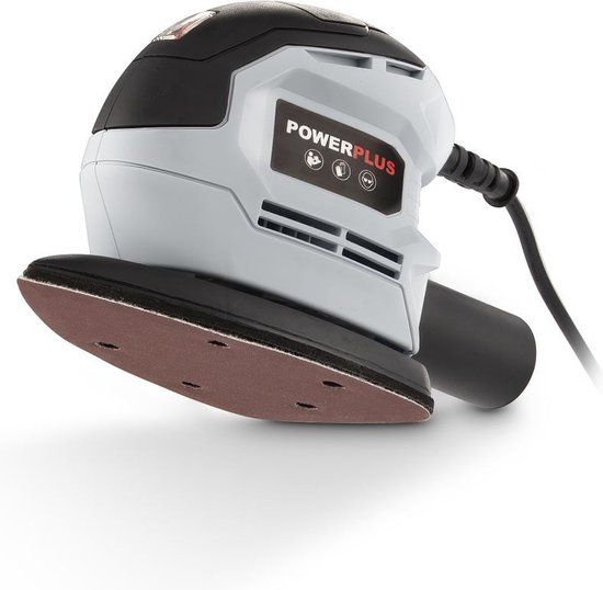 Powerplus POWC40200 - Elektrische handpalmschuurmachine - 130W - Incl. schuurblad & stofzuigeraansluiting