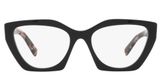 Prada PR 09YV Lunettes de Vue Femme Noir Géométrique 54mm