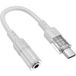 HOCO Adaptateur Audio USB-C - 3.5mm LS37, Gris