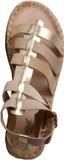 Super Mode Joalice Platte Sandalen met Bandjes Goud Dames Maat 39 Synthetisch