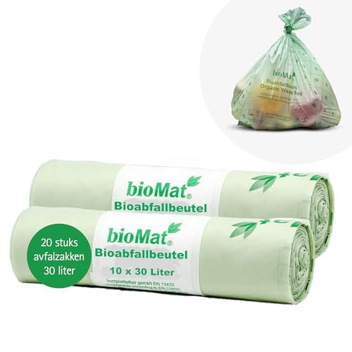 bioMat 30 liter composteerbare bioafvalzakken (20 stuks)
