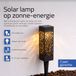 RexTech LedKoning B.V. Solar tuinverlichting pad 'Bogey' - Set van 2 - Zwart - Warm wit