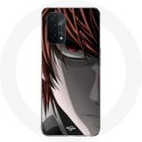 Maniacase Etui voor Oppo A74 Licht Yagami Death Note Manga Anime