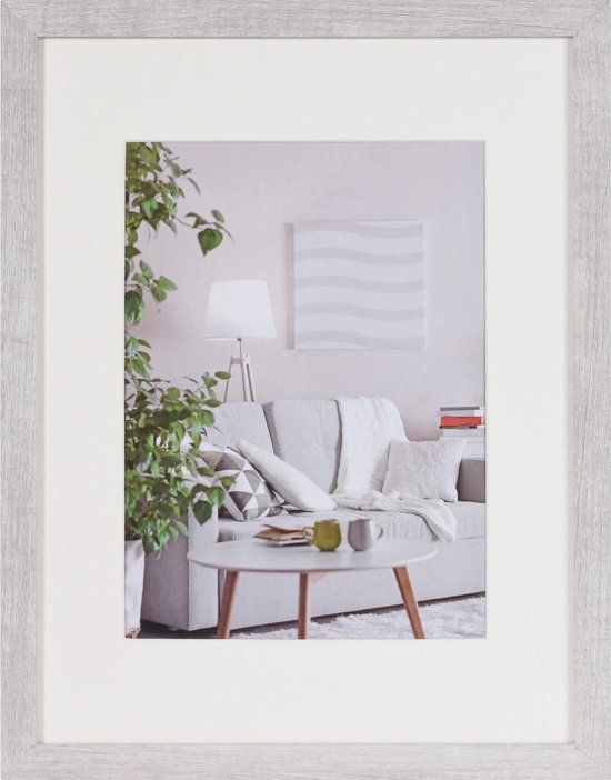 Henzo Modern Fotolijst - 30x40 cm - Wit - Hout