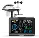 Merkloos Weerstation 6 inch VA-display Draadloze buitensensor Atoomklok UV-index