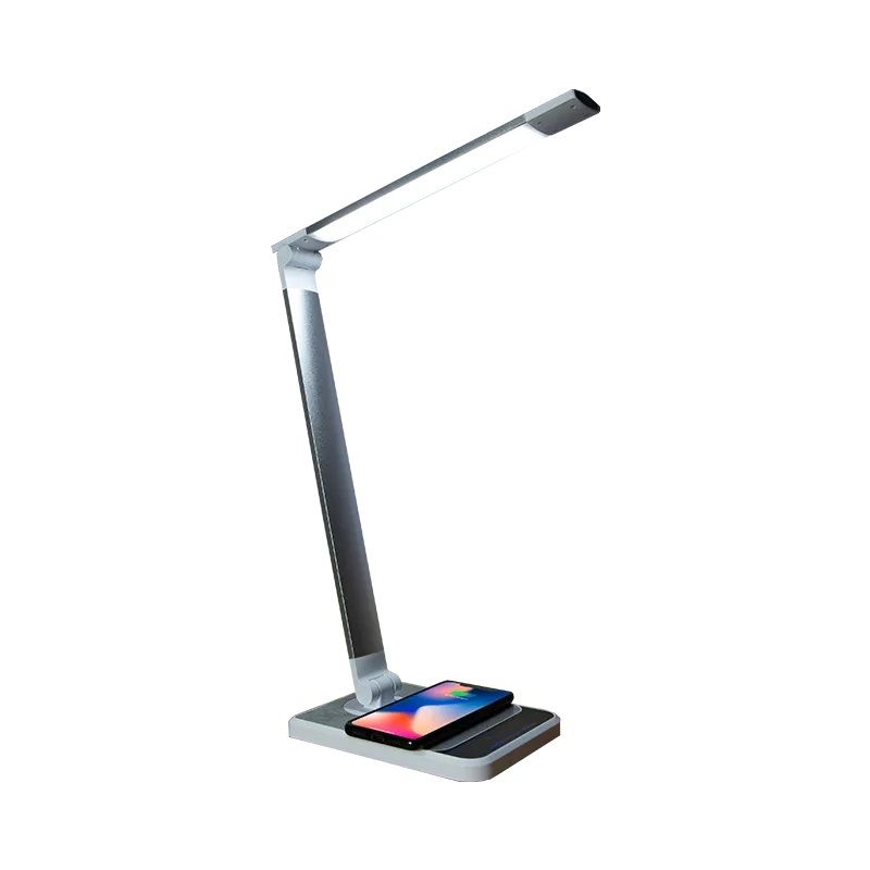 InnJoo iLamp Alma Tafellamp - Zilver - 1800 lumen - Dimbare LED
