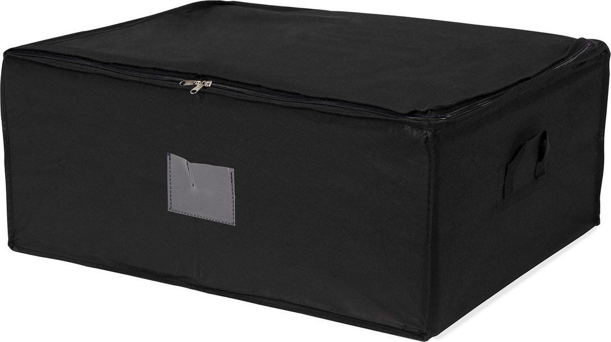 Compactor vacuüm opbergmand 65 x 50 x 27 cm zwart XXL