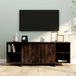 Maison Exclusive - Meuble TV en chêne fumé, 130x35x50 cm, en panneaux de particules