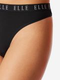 ELLE Slip Logo Zwart Dames M