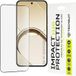 Techsuit Film de protection d'écran pour Realme 16, Verre trempé, Full Glue, 111D, Noir