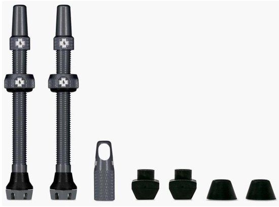 Muc-Off Tubeless Valve Set V2 - 60mm - Grijs