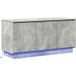 Maison Exclusive - Meuble TV, 100 x 38 x 49 cm, Gris Béton, Panneaux de Particules